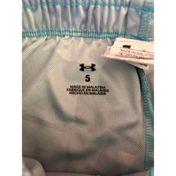 UNDER ARMOUR Girl’s Athletic Abstract Print Shorts / Size: 5 - Picture 3 of 8